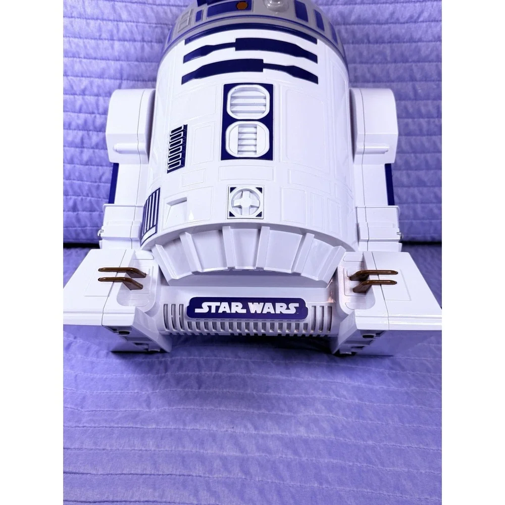 Disney Star Wars R2-D2 Popcorn Maker Hot Air Machine No Box + (4) Popcorn Holder